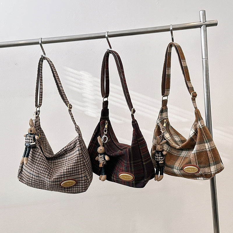 Autumn And Winter Large Capacity Woolen Bag For Women