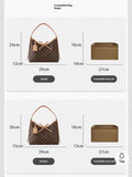 Carryall monogrammed underarm bag liner