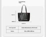 Emblem tote bag liner