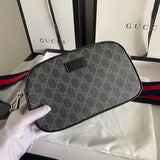 Black GG Imprime Camera Crossbody Bag