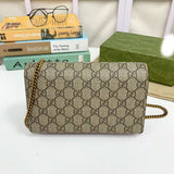 GG Supreme canvas mini bag with cherries