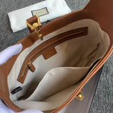 Jackie 1961 series denim monogram shoulder bag