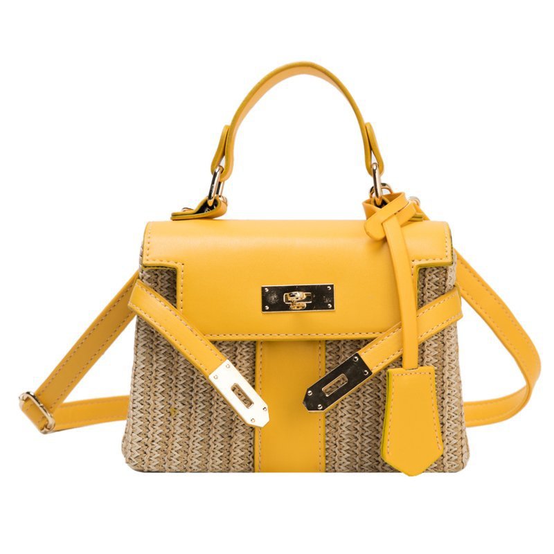 Summer New Single Piece Straw Woven Hand Bag For Women