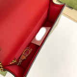 GG Supreme canvas mini bag with cherries