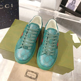 Ace Series GG Crystal Canvas Men's Sneakers (Green) |760775 FACRF 3751