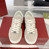 Men's Ace Series Oatmeal GG Suede Sneakers |798652 AADV9 9566