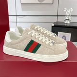 Women's Ace Series Oatmeal GG Suede Sneakers 798654 AADV9 9566