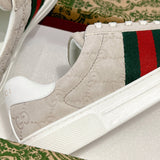 Women's Ace Series Oatmeal GG Suede Sneakers |798654 AADV9 9566