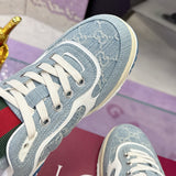 Re-Web Series Couple's Sneakers (Women's) Blue GG Denim |838831 FAEVU 4645