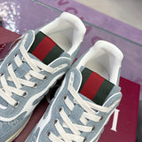 Re-Web Series Couple's Sneakers (Women's) Blue GG Denim |838831 FAEVU 4645