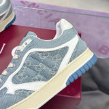 Re-Web Series Couple's Sneakers (Men's) Blue GG Denim |834708 FAEVU 4645