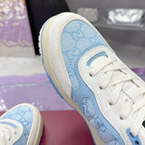 Re-Web Series Men's Sneakers, Light Blue GG Denim 834708 FAEVU 4645