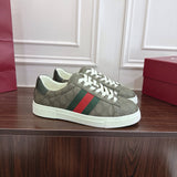 Women's Ace Series Ebony GG Supreme Canvas Web Strap Sneakers |760774 FACMZ 9746