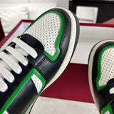 Basket Series Men's Low-Top Sneakers (Green Demetra Material) |697882 2SH90 3760