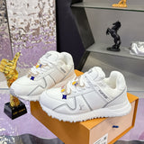 Couple's Run Away Maxi Sneakers (Women's) Smooth White Calf Leather| 1AHSRL
