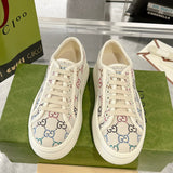 Women's Treck Series Colorful Crystal GG Platform Sneakers |771645 FABH3 9179
