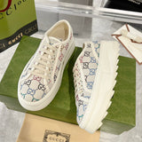 Women's Treck Series Colorful Crystal GG Platform Sneakers |771645 FABH3 9179