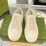 Women's Tennis 1977 Collection Oversized Beige Canvas Platform Sneakers |746767 20Q20 9044