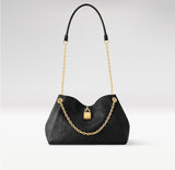Anytime PM Handbag in Black Monogram Empreinte Embossed Leather |M14324