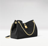 Anytime PM Handbag in Black Monogram Empreinte Embossed Leather |M14324