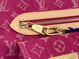 Baggy PM Handbag in Pink Monogram Jacquard Denim| M28266