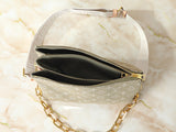 Coussin PM Handbag in Khaki Cotton Denim |M28360