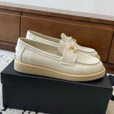 Women's Ivory Calfskin Moccasin/Loafer G46995-B22805-U5533