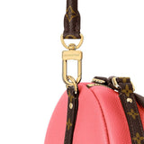 Express PM Handbag in Bright Pink Grained Calfskin |M29092