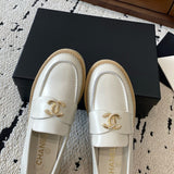 Women's Ivory Calfskin Moccasin/Loafer G46995-B22805-U5533