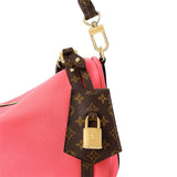 Express PM Handbag in Bright Pink Grained Calfskin |M29092