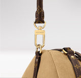 Express MM Handbag in Hazelnut Brown Soft Suede |M26358