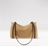 Express MM Handbag in Hazelnut Brown Soft Suede |M26358