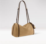 Express MM Handbag in Hazelnut Brown Soft Suede |M26358