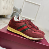 Women’s Re-Motion Sneakers (GG Nylon and Suede, Ancora Red) |832918 AAEZM 6144