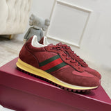 Women’s Re-Motion Sneakers (GG Nylon and Suede, Ancora Red) |832918 AAEZM 6144