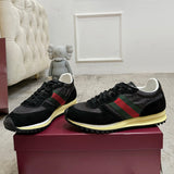 Re-Motion Series Men’s GG Canvas and Suede Sneakers (Black)| 832461 AAEW3 1042