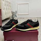 Re-Motion Series Men’s GG Canvas and Suede Sneakers (Black)| 832461 AAEW3 1042