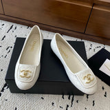 Women's Off-White Diamond-Quilted Sheepskin Loafers |G36646 X01000 0P193