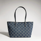 2026 Small Tote Bag (Dark Blue GG Denim) 875236 FAF8V 4042