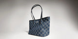 2026 Small Blue Washed GG Denim Tote Bag 875236 FAF8V 4042