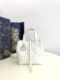 2026 Toujours Vertical Tote Bag, Ivory, Small| M2835OSNW_M030