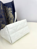 2026 Toujours Vertical Tote Bag, Ivory, Small| M2835OSNW_M030