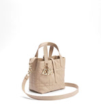 2026 Toujours  Beige-Pink Vertical Tote Bag |M2835OSNW_M51U