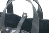 2026 Toujours Black Vertical Tote Bag |M2835OSNW_M900
