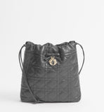 2026 Adiorable Black Mini Bucket Bag |S2611OUQA_M900