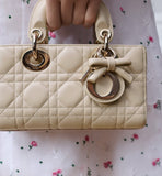 2026 Mini Lady D-Joy Trench Handbag in Fine Lambskin |M0636OUQA_M73U