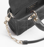 2026 Lady D-Joy Trench Handbag in Black Lambskin |M0613ONGE_M900