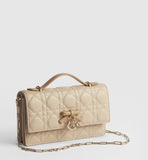 2026 Mini Chain Handbag in Camel-Beige Lambskin| S0984OUQC_M10I