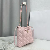 2026 Mini Bucket Bag Soupir Pink Cannage Lambskin |S2611OUQA_M19N