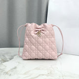 2026 Mini Bucket Bag Soupir Pink Cannage Lambskin |S2611OUQA_M19N